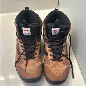Brown Vans UltraRange Hi MTE hiking boots